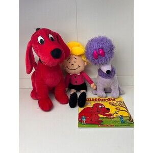Kohls Cares Clifford Big Red Dog Friends Plush Lot Clifford Emily Elizabeth Cleo